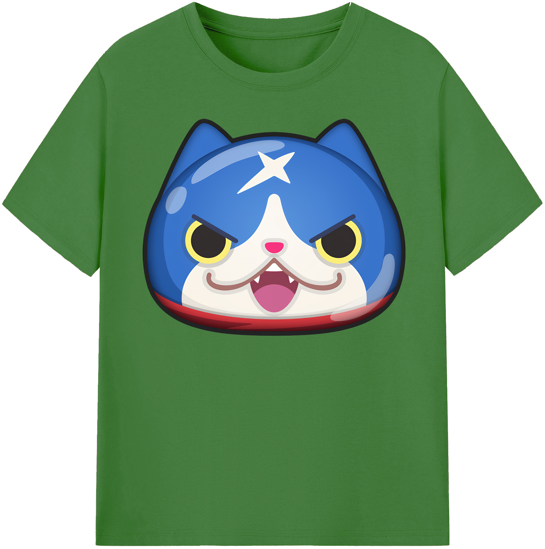 （画像用） 妖怪ウォッチ Yo-kai Watch レディースカジュアルプリントTシャツ（綿100％）